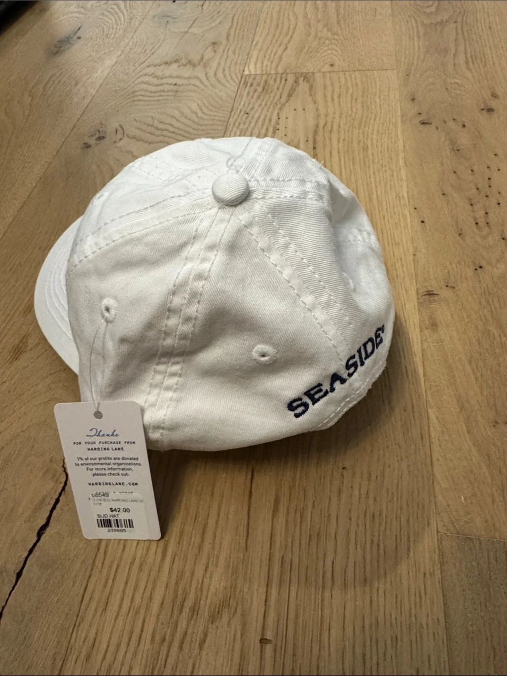 NWT Seaside White Baseball Cap